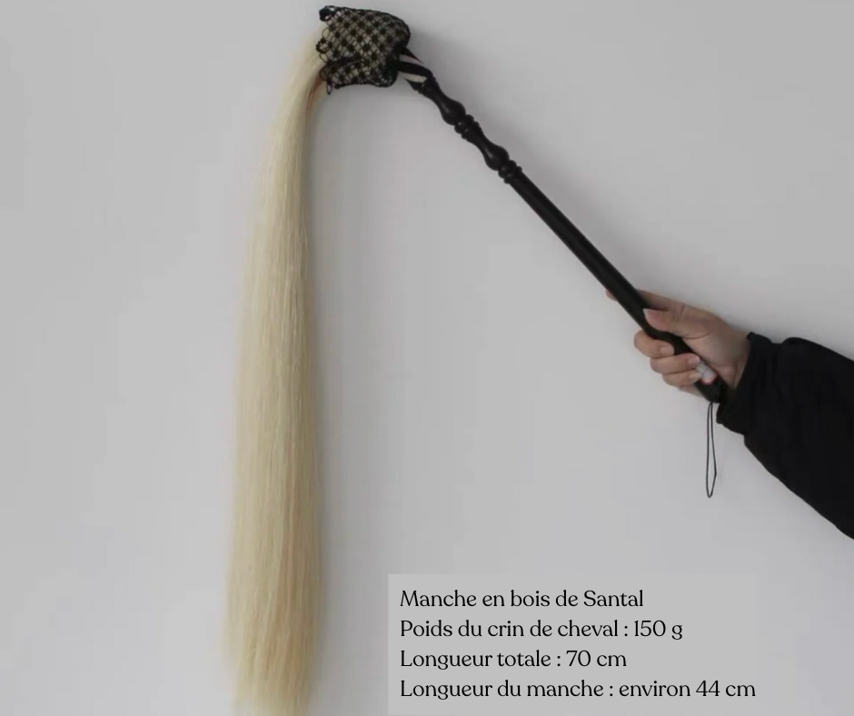 Faschi taoïste en écrin de cheval véritable