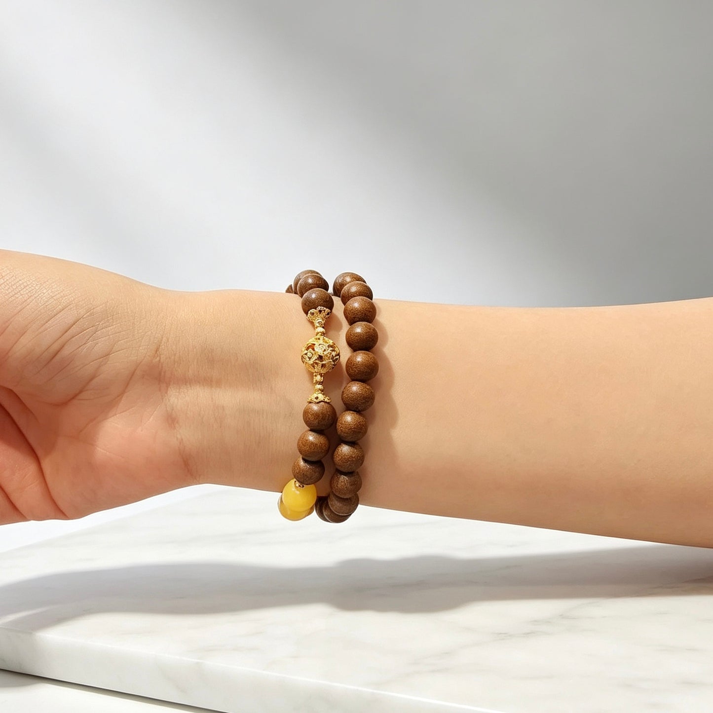 Bracelet aux herbes Double Tour « Osmanthus Impérial »