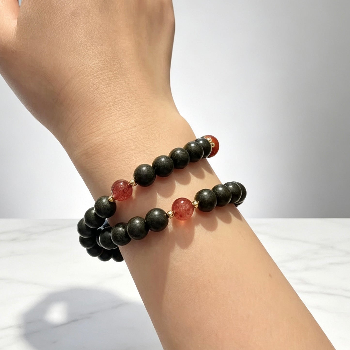 Bracelet aux herbes Double Tour « Clarté Terrestre »