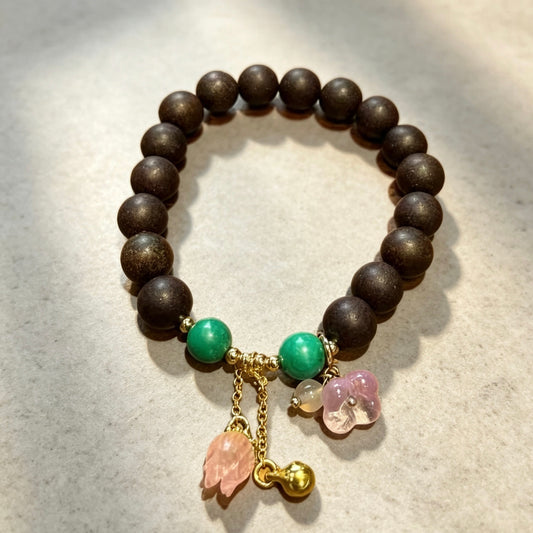 Bracelet aux herbes médicinales chinoises« Souffle Pourpre de l’Est »