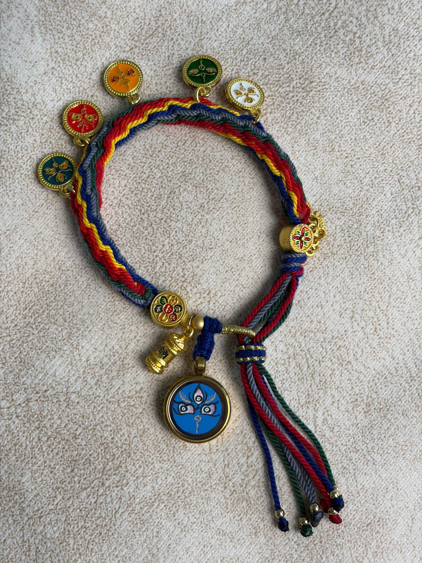 Bracelet Thangka Black Dzambhala 黑财神
