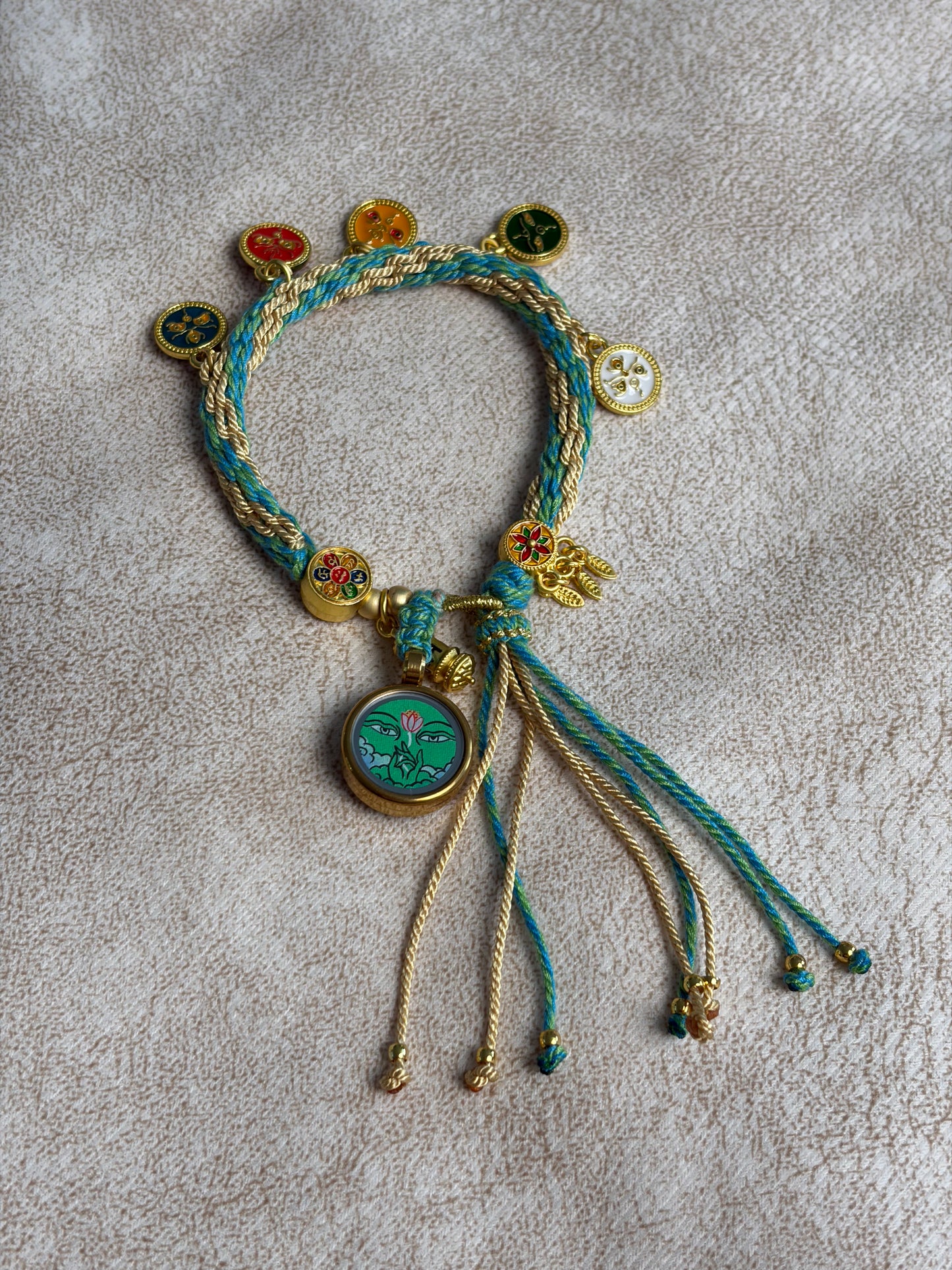 Bracelet Thangka Tara Verte (绿度母)