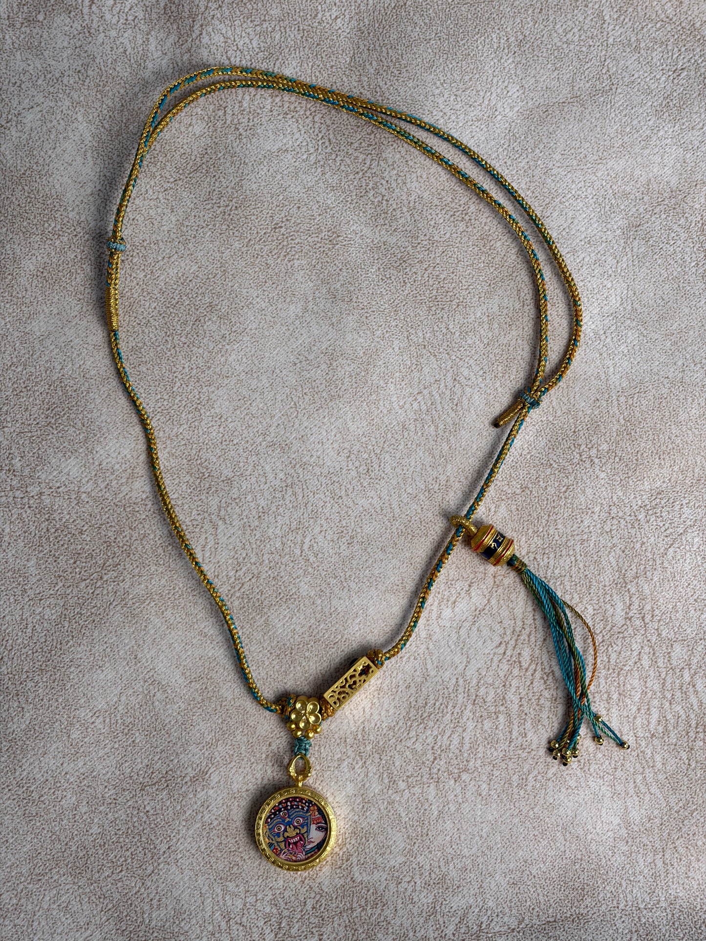 Pendentif Thangka Zaki Lhamo (扎基拉姆)