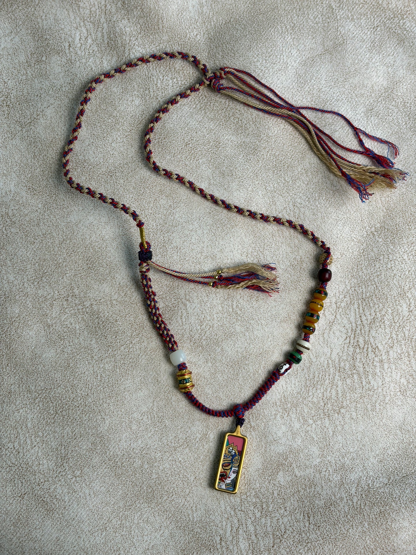 Pendentif Thangka Zaki Lhamo (扎基拉姆)